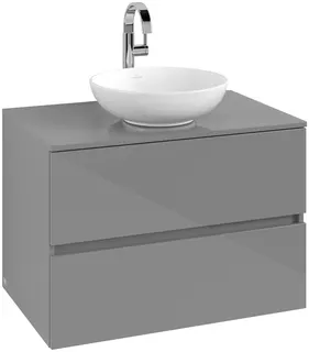 ARTO-Konsolen-Unterschrank 800mm f AWT 2 Ausz 1 Aussch mLB C516H1 VT Grey
