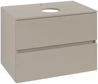 ARTO-Konsolen-Unterschrank 800mm f AWT 2 Ausz 1 Aussch mLB C516H1 VD Sand Grey