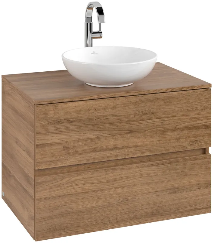 ARTO-Konsolen-Unterschrank 800mm f AWT 2 Ausz 1 Aussch mLB C516H1 RH Oak Kansas