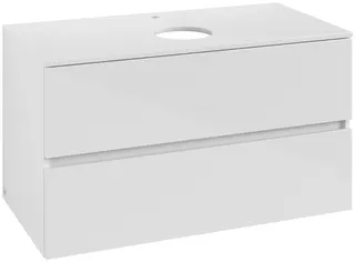 ARTO-Konsolen-Unterschrank 1000mm f AWT 2 Ausz 1 Aussch mLB C517H1 VS White – Bild 2