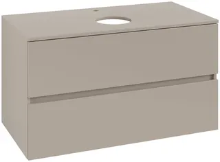 ARTO-Konsolen-Unterschrank 1000mm f AWT 2 Ausz 1 Aussch mLB C517H1 VD Sand Grey