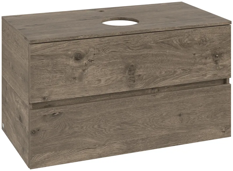 ARTO-Konsolen-Unterschrank 1000mm f AWT 2 Ausz 1 Auss mLB C517H1 PJ Oak Nebraska