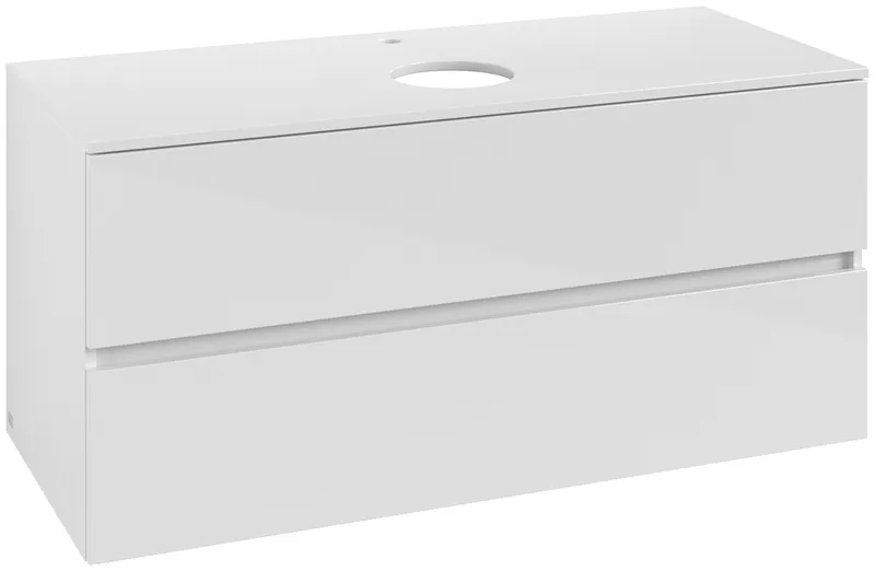 ARTO-Konsolen-Unterschrank 1200mm f AWT 2 Ausz 1 Aussch mLB C518H1 VS White