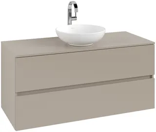 ARTO-Konsolen-Unterschrank 1200mm f AWT 2 Ausz 1 Aussch mLB C518H1 VD Sand Grey