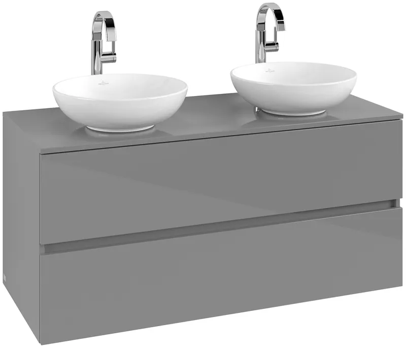 ARTO-Konsolen-Unterschrank 1200mm f AWT 2 Ausz 2 Aussch mLB C519H2 VT Grey