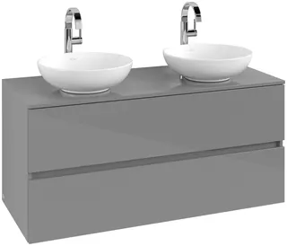 ARTO-Konsolen-Unterschrank 1200mm f AWT 2 Ausz 2 Aussch mLB C519H2 VT Grey