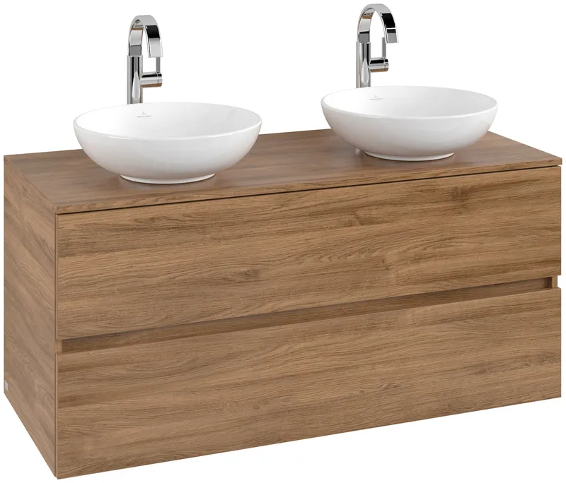 ARTO-Konsolen-Unterschrank 1200mm f AWT 2 Ausz 2 Aussch mLB C519H2 RH Oak Kansas