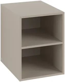ARTO-Anbauregal zu Konsolen-Unterschrank 400mm 2 Fächer C52100 VD Sand Grey