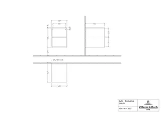 ARTO-Anbauregal zu Konsolen-Unterschrank 400mm 2 Fächer C52100 PJ Oak Nebraska – Bild 2