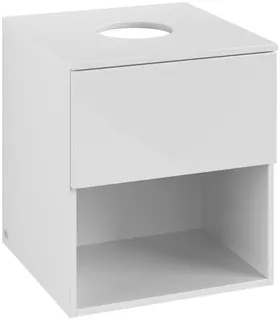 ARTO-Konsolen-Unterschrank 500mm f AWT38 1 Ausz 1 Aussch oLB C520H0 VS White – Bild 2
