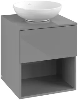 ARTO-Konsolen-Unterschrank 500mm f AWT38 1 Ausz 1 Aussch oLB C520H0 VT Grey – Bild 2
