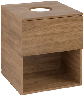 ARTO-Konsolen-Unterschrank 500mm f AWT38 1 Ausz 1 Aussch oLB C520H0 RH Oak Kansas – Bild 2