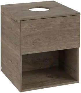 ARTO-Konsolen-Unterschrank 500mm f AWT38 1 Ausz 1 Auss oLB C520H0 PJ Oak Nebraska – Bild 2