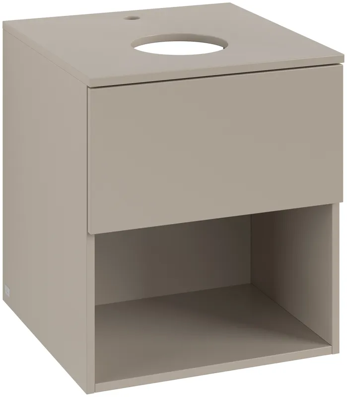 ARTO-Konsolen-Unterschrank 500mm f AWT38 1 Ausz 1 Aussch mLB C520H1 VD Sand Grey