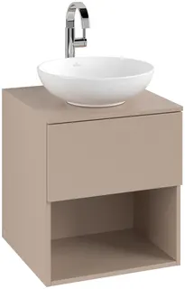 ARTO-Konsolen-Unterschrank 500mm f AWT38 1 Ausz 1 Aussch mLB C520H1 RR Macciato – Bild 2