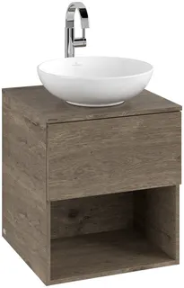 ARTO-Konsolen-Unterschrank 500mm f AWT38 1 Ausz 1 Auss mLB C520H1 PJ Oak Nebraska – Bild 2