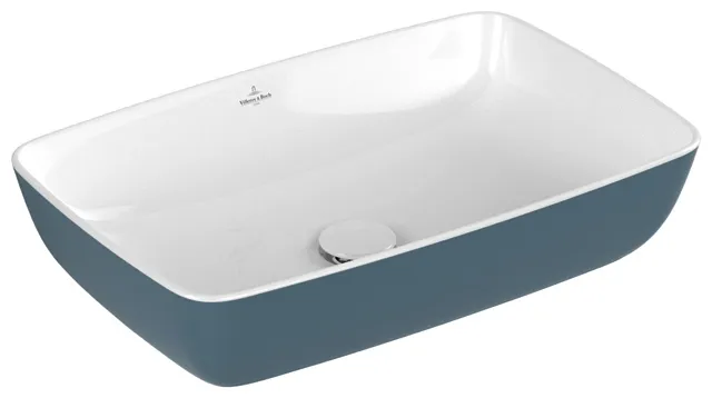 Villeroy & Boch Aufsatzwaschbecken Artis 580x385mm Rechteck ohne Überlauf Frozen