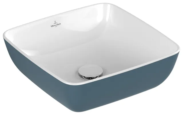 Villeroy & Boch Aufsatzwaschbecken Artis 410x410mm Quadrat ohne Überlauf Frozen
