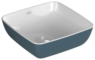 Villeroy & Boch Aufsatzwaschbecken Artis 410x410mm Quadrat ohne Überlauf Frozen – Bild 2