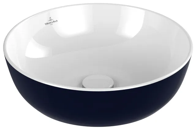 Villeroy & Boch Aufsatzwaschbecken Artis 430x430mm Rund ohne Überlauf Deep Ocean