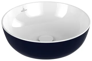 Villeroy & Boch Aufsatzwaschbecken Artis 430x430mm Rund ohne Überlauf Deep Ocean