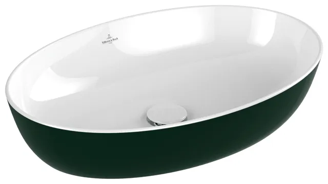 Villeroy & Boch Aufsatzwaschbecken Artis 610x410mm Oval ohne Überlauf Forest