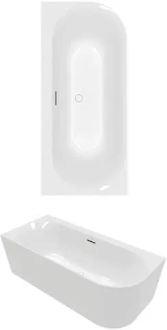 Villeroy & Boch Vorwand-Badewanne Loop&Friends OVAL 1700x 750x600mm OVAL rechte Ausführung weAlpin