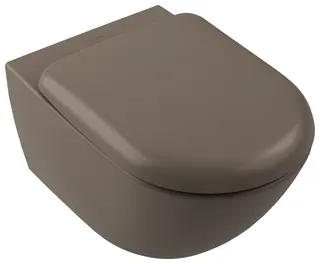 Villeroy & Boch T-WC Antao 370x560x355mm Rund wandh. Abg. waagr. m. TwistFlush Almond c+