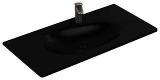 Villeroy & Boch SchrankWT Antao 1000x500mm re-eckig 1HL. m. verd. ÜL. Pure Black cplus