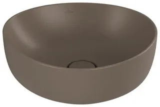 Villeroy & Boch Aufsatzwaschbecken Antao 400x395mm Asymmetrisch o. ÜL. Almond CeramicPlus