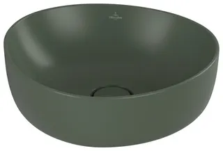Villeroy & Boch Aufsatzwaschbecken Antao 400x395mm Asymmetrisch o. ÜL. Morning Green cplus