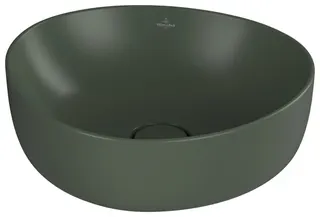 Villeroy & Boch Aufsatzwaschbecken Antao 400x395mm Asymmetrisch o. ÜL. Morning Green cplus – Bild 2