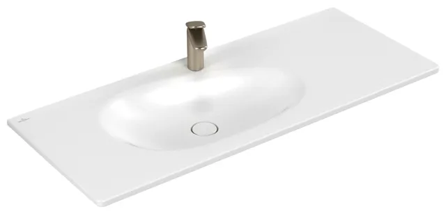 Villeroy & Boch SchrankWT Antao 1200x500mm re-eckig BP links 1HL. m. verd. ÜL. Stone White c+