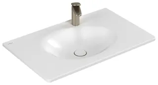 Villeroy & Boch Schrankwaschtisch Antao 800x500mm re-eckig 1HL. o. ÜL. Stone White cplus – Bild 1