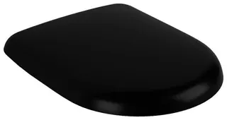 Villeroy & Boch WC-Sitz Antao 373x445x65mm Oval SoftClosing QuickRelease Pure Black