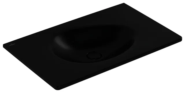 Villeroy & Boch Schrankwaschtisch Antao 800x500mm Rechteck o. ÜL. Pure Black CeramicPlus