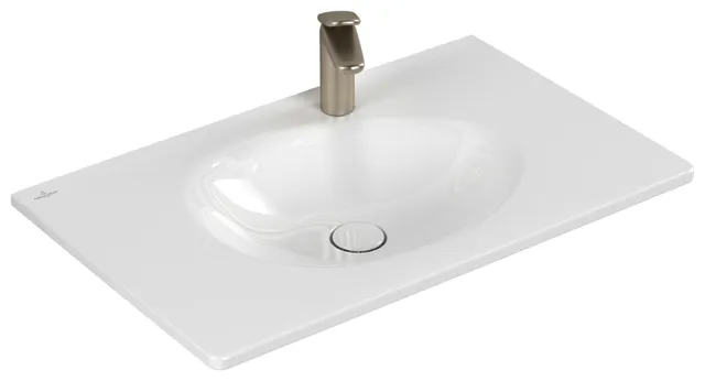 Villeroy & Boch SchrankWT Antao 800x500mm re-eckig 1HL. m. verd. ÜL. Weiß Alpin cplus