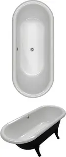 Villeroy & Boch Badewanne Hommage 1771x771x617mm Freistehend Colour On Demand Weiß Alpin