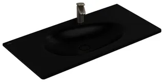 Villeroy & Boch Schrankwaschtisch Antao 1000x500mm re-eckig 1HL. o. ÜL. Pure Black cplus – Bild 1
