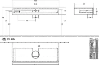 Villeroy & Boch WTUS Antao K10_1 1200x190x500mm FK/AP: HN/3 – Bild 4