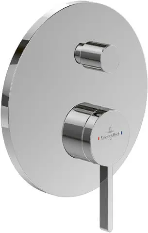 Villeroy & Boch Unterputz-Einhebel-Armatur Dawn 170x170x46mm Matt Black