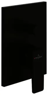 Villeroy & Boch Unterputz-Einhebel-Arm. Architectura Square 150x190x54mm Matt Black
