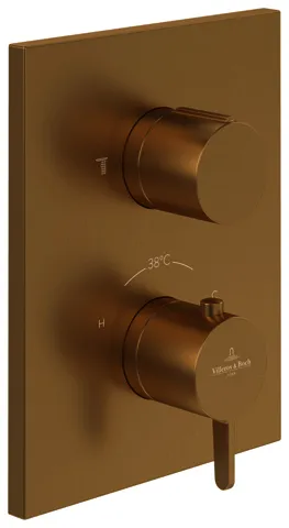 Villeroy & Boch Unterputz-Thermostat 1-Mengereg Conum 150x190x124mm Brushed Gold