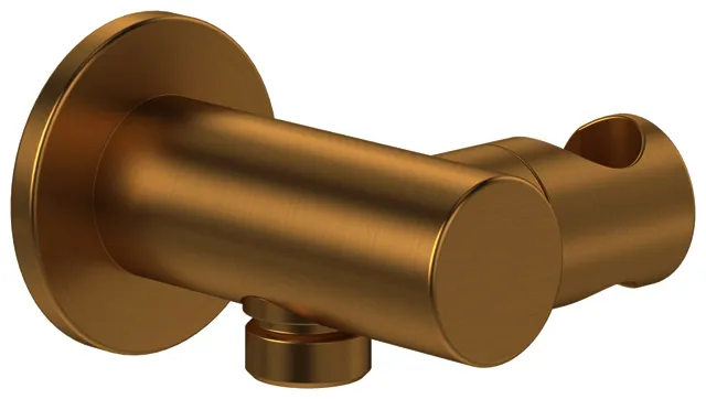 Villeroy & Boch Handbrausehalter Universal Showers 66x56x86mm Brushed Gold