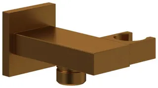 VB Handbrausehalter Universal Showers 68x45x87mm Brushed Gold
