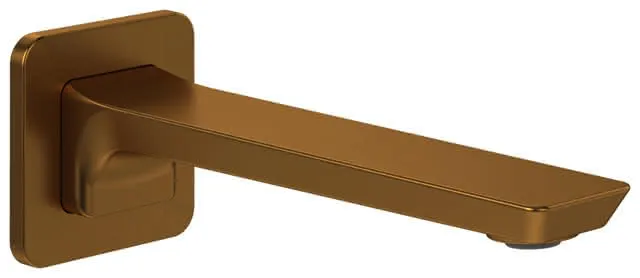 Villeroy & Boch Badewannenauslauf Subway 3.0 75x75x216mm für Wandmontage Brushed Gold