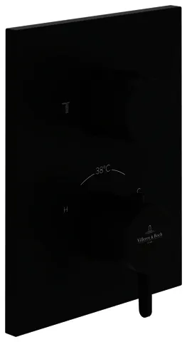 Villeroy & Boch Unterputz-Thermostat 2-Mengereg Conum 150x190x124mm Matt Black