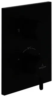Villeroy & Boch Unterputz-Thermostat 2-Mengereg Conum 150x190x124mm Matt Black