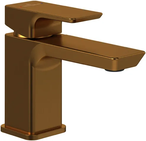Villeroy & Boch Einhebel-Waschtisch-Armatur Subway 3.0 43x 125x154mm o Ablaufgarnitur Brushed Gold