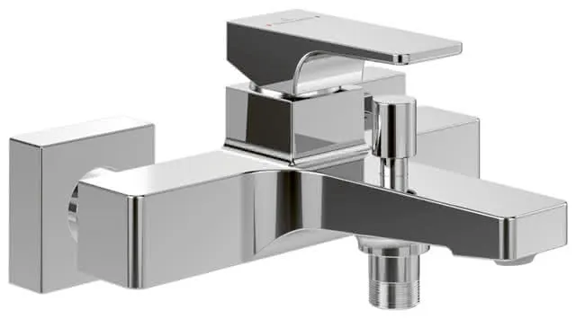 Villeroy & Boch Einhebel-Badewannenarmatur Architectura Square 210x101x198mm Chrom